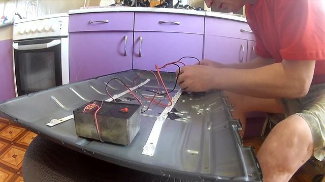 Ремонт подсветки телевизора HI VHIT-32H169MS смотреть онлайн