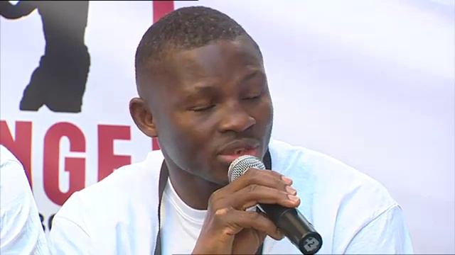 Osamanu Adama grab at Daniel Geale Press Conference Sydney 27 Feb 2012 смотреть онлайн