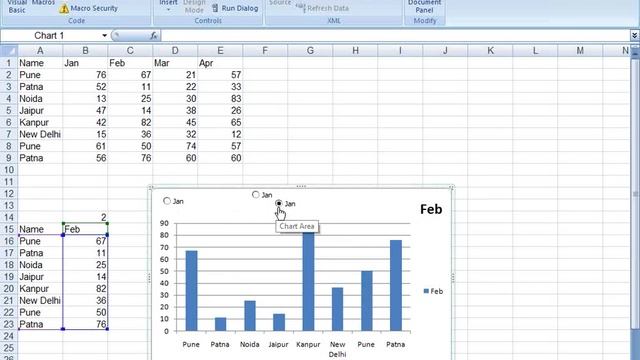 Advanced Excel Training Center Call 8802579388 Dynamic Chart -2 смотреть онлайн