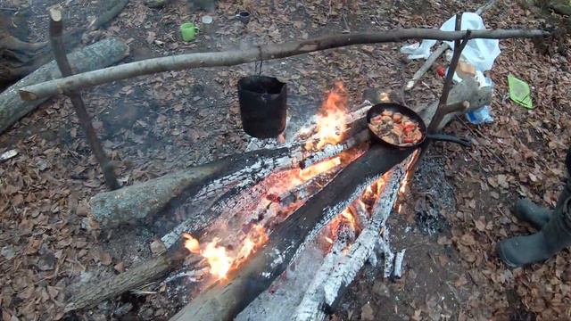 Рыбалка на кружки поздней осенью! смотреть онлайн