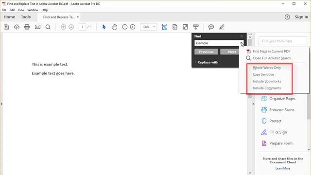 How to Find and Replace Text in Adobe Acrobat DC смотреть онлайн
