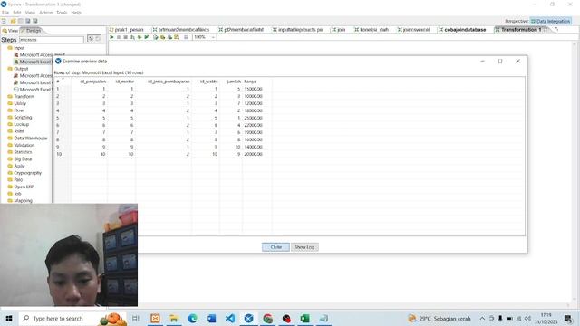 join file CSV, Excel, dan database UTS Pratikum Data Warehouse (2113030058) смотреть онлайн