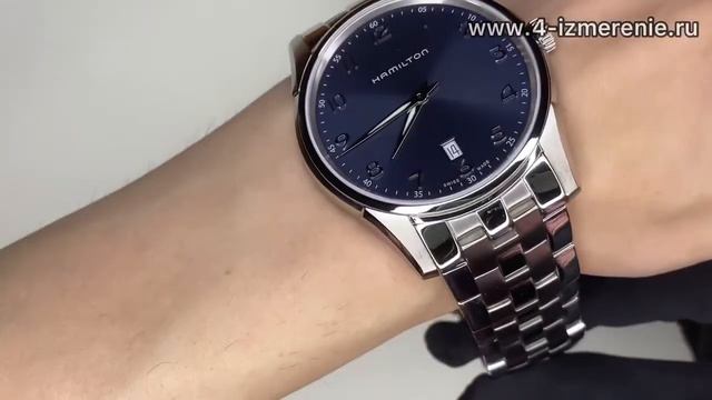 Обзор 4 Измерение Hamilton Jazzmaster Thinline Quartz H38511143 смотреть онлайн