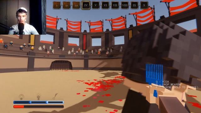 Стал гладиатором!!!Продолжение игры Paint the Town Red!!! смотреть онлайн