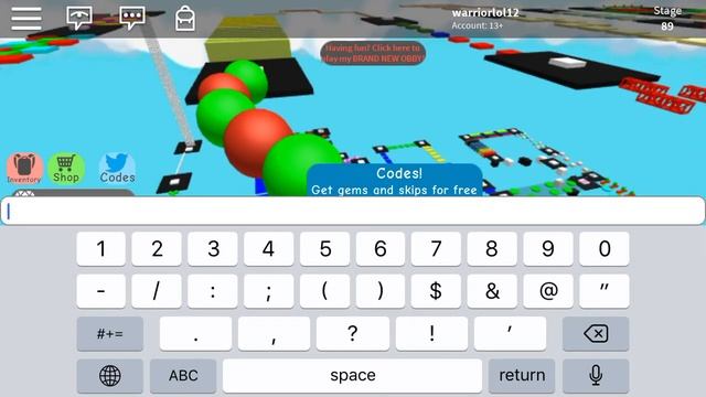 All Roblox Mega Fun Obby Codes смотреть онлайн