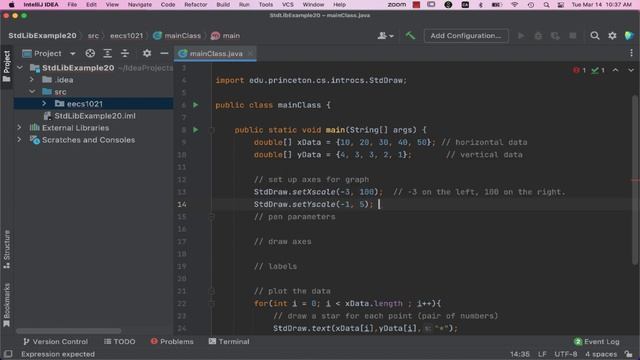 Making a simple graph using a Java StdLib смотреть онлайн