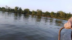 Замер скорости. Казанка+Мотор-болотоход 21л.с +тайский винт