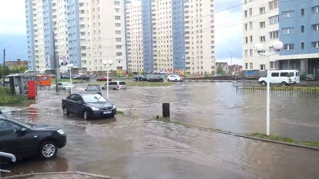 Ливень в Нижнем Новгороде 22.06.2016