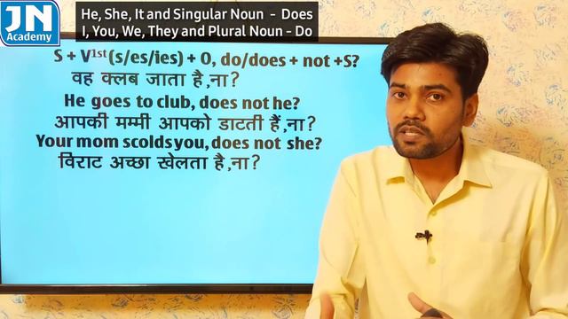Question Tag of Present Indefinite Tense । Very Important Senteces смотреть онлайн