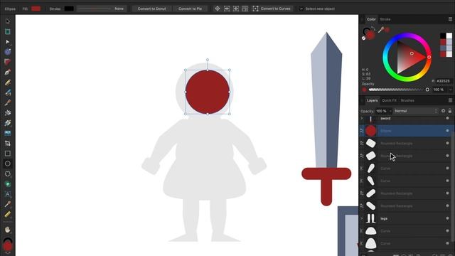 Affinity Designer Project for Beginners: How to Make a Knight! смотреть онлайн