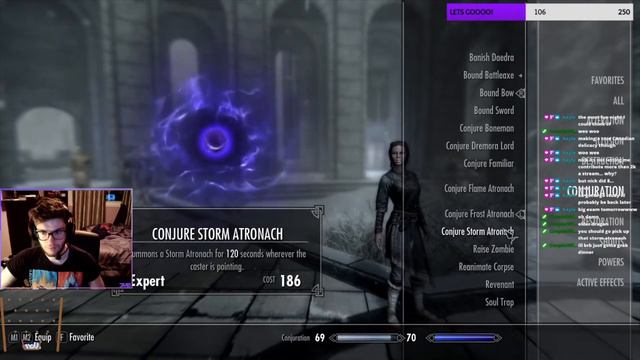 Skyrim Part 49 : Storm Atronach and Dremora Lord?! смотреть онлайн