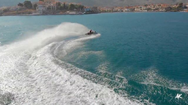Seadoo RxP RS jet-ski Galaxidi Greece Sfetsos freestyle - extreme riding MavicAir 1080p | Tzin_Ale смотреть онлайн