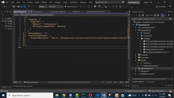ASP.NET Core Entity Framework WEB API CRUD (CREATE | READ | UPDATE | DELETE)