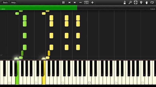 Metallica - Harvester Of Sorrow [Synthesia Tutorial] смотреть онлайн