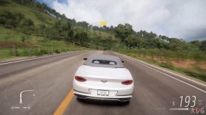 Forza Horizon 5 - Bentley Continental GT Convertible 2021 - Open World Free Roam Gameplay