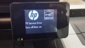 HP LJ pro 400 mfp m425 error 79 / 79 Service error, turn off the on