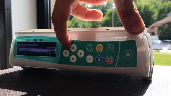 B. Braun Infusomat Space - Door Locked with Door Open