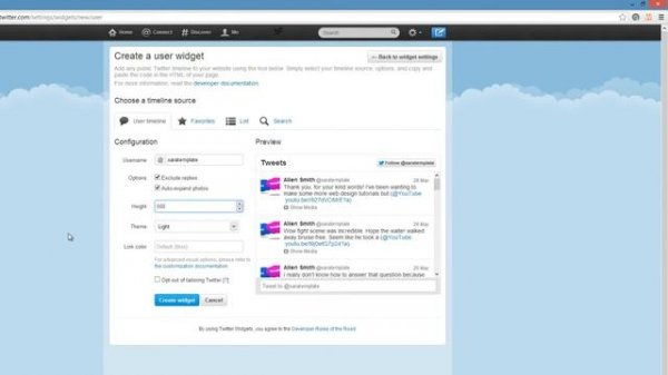 Web Design Tutorials for Xara Web Designer 9 Premium: Embed Twitter Feed Lesson 121