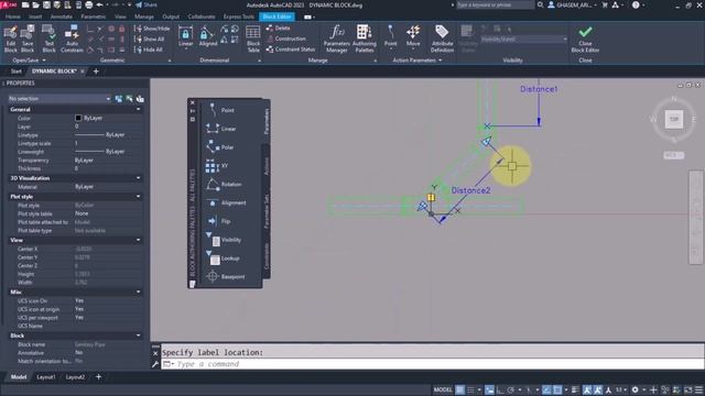 AutoCAD: DYNAMIC BLOCK смотреть онлайн