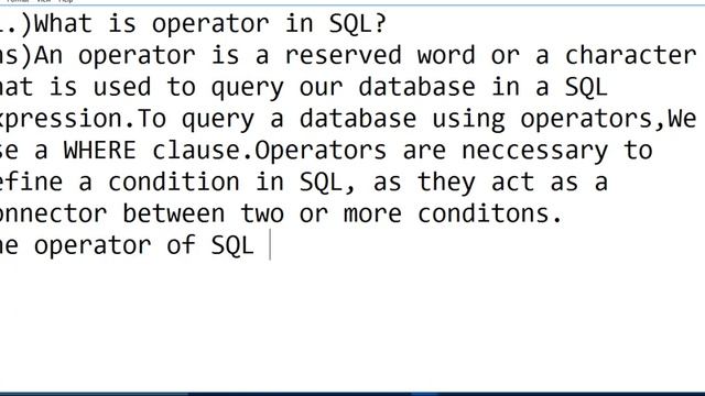 SQL Operators And Its Types| Oracle Database смотреть онлайн