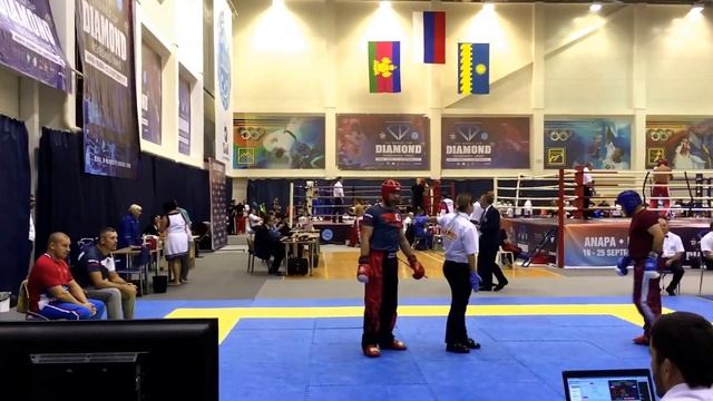 Кубок мира по кикбоксингу (Анапа) 2017. Нестеров К. (RUS). - Джураев Ш. (UZB) Р-1 смотреть онлайн