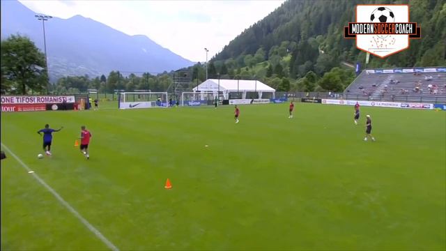 Roma - Ball Orientated Defending vs. 4-3-3 (Eusebio di Francesco) смотреть онлайн