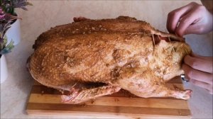 Утка запеченная в духовке с яблоками. СЕКРЕТ В МАРИНАДЕ