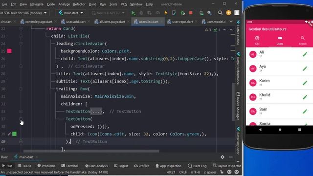 Flutter & Firebase: Firestore - part02 смотреть онлайн