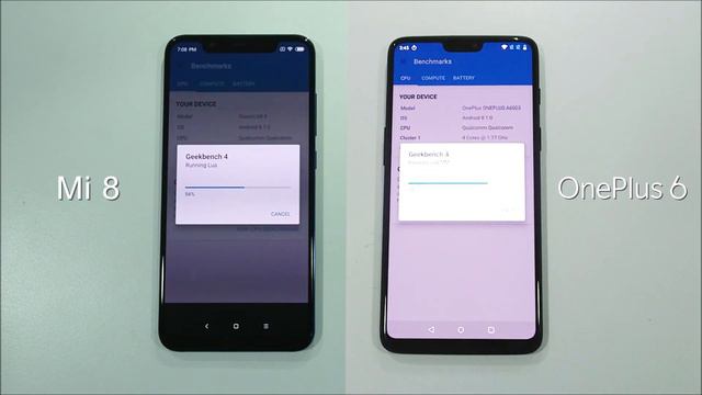 [Speed Test] OnePlus 6 vs Xiaomi Mi 8 смотреть онлайн
