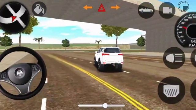Indian Toyota fortuner white ? Car game simulator 3D!! Android Gameplay #video #viral смотреть онлайн