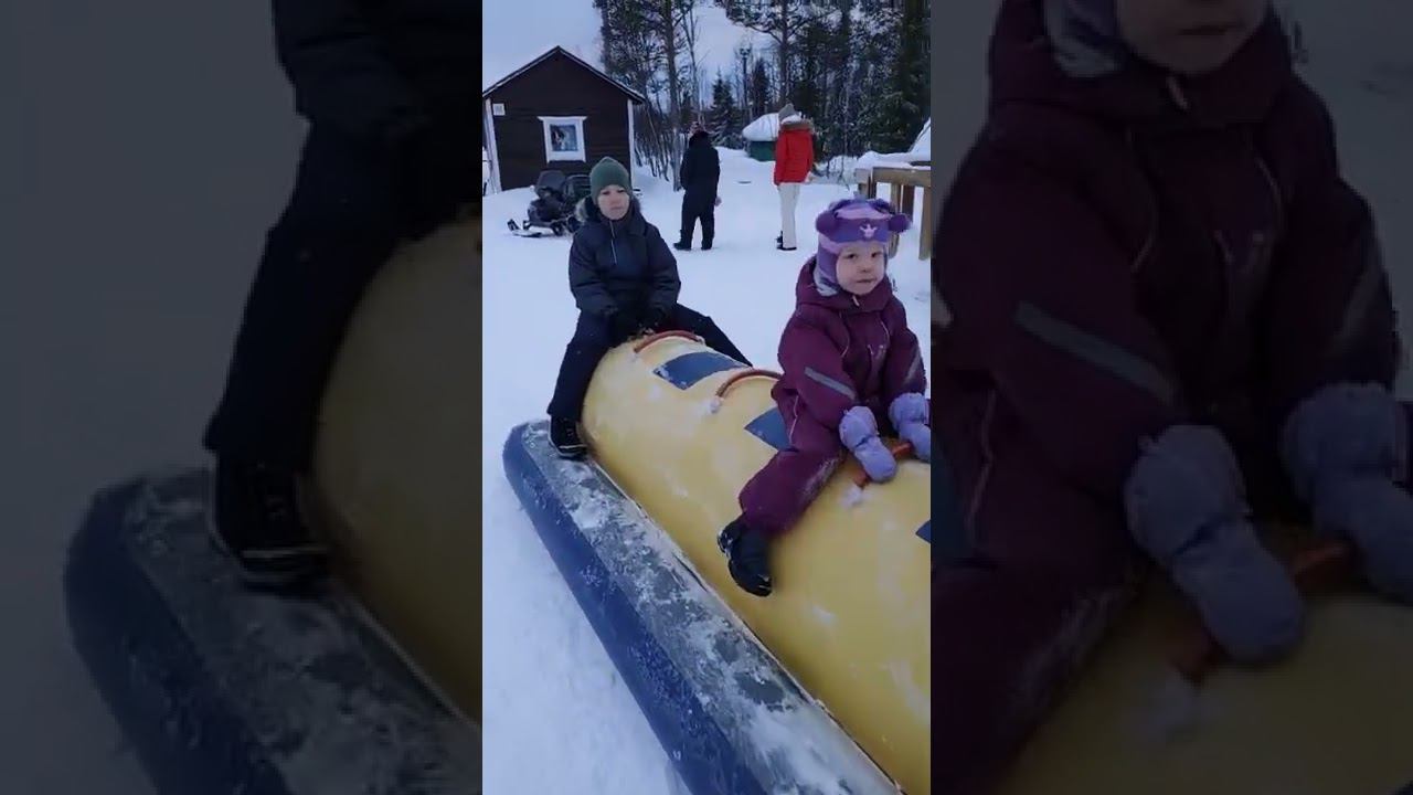 #shorts #ямаха катание на банане по снегу смотреть онлайн