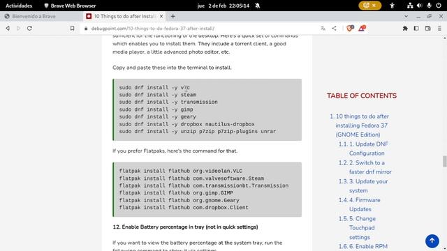 Fedora 37 Iniciando distro смотреть онлайн