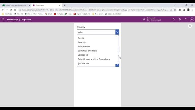 Cascading(Dependent Dropdowns) in Power Apps | Select Country State and City in Powerapps Dropdowns смотреть онлайн