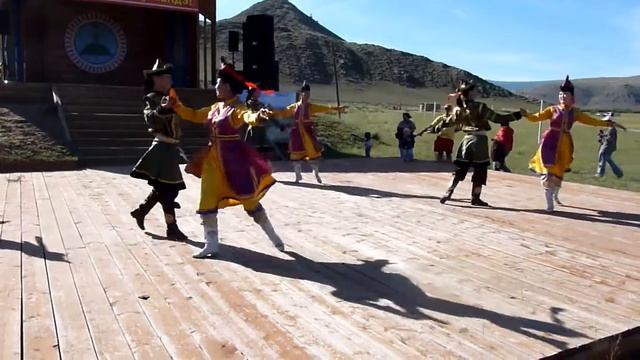 Бурятский танец Buryat Dance, Ёрдынские игры 2010