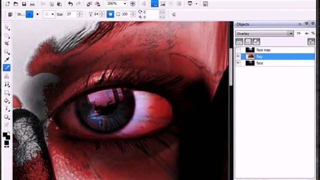 How to Face paint with Corel Photo Paint X5 смотреть онлайн