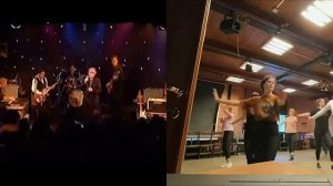 Диана Анкудинова,вместе с однокурсницами,исполняет танец под блюз незабвенного О