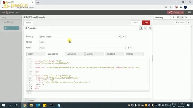 READ SVG INPUTS AND DISPLAY ON BROWSER | NodeRedTutorials смотреть онлайн