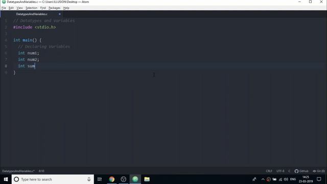Datatypes, Variables and Format Specifiers in C смотреть онлайн