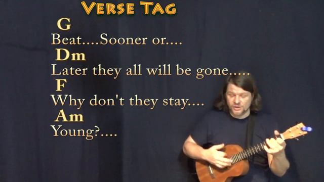 Forever Young (Alphaville) Bariuke Cover Lesson in C with Chords/Lyrics смотреть онлайн