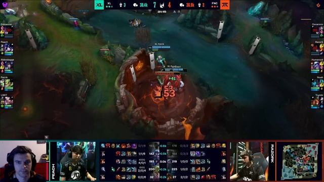 XL vs FNC Game 5 Highlights LEC Season Finals Lower R1 2023 Excel vs Fnatic by Onivia смотреть онлайн