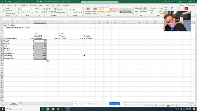 Excel Module 5 Textbook Project - Consolidated Expenses - Part 1 of 4 смотреть онлайн