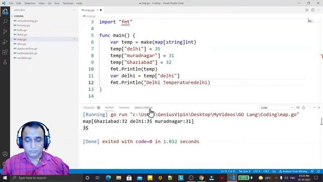 Golang Tutorials -10- Golang Map | How to use map in golang | Dr Vipin Classes смотреть онлайн