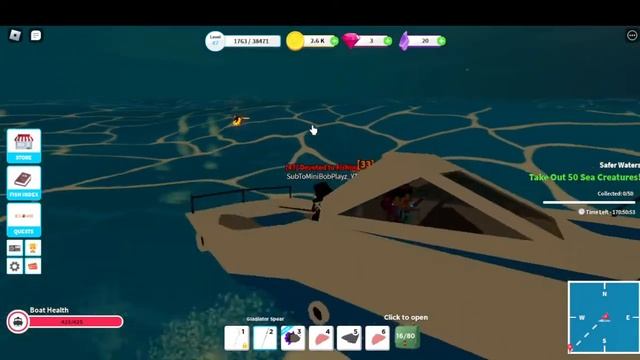 FIGHTING MOBY WOOD!!! | Roblox Fishing Simulator смотреть онлайн