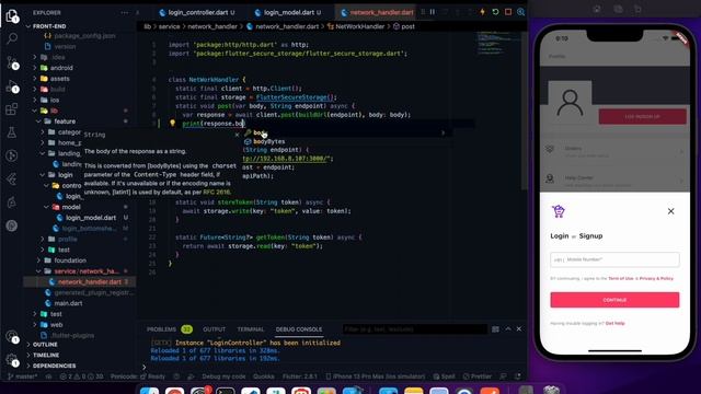 Flutter - Let's integrate login Rest API endpoint with GetX || GetX controller || Shopping App #15 смотреть онлайн