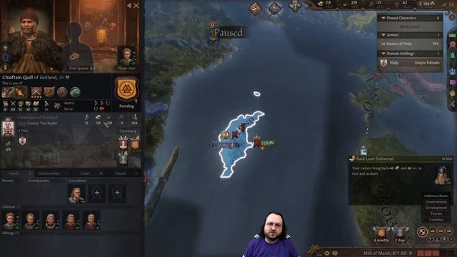 Crusader Kings III - Got Land? #NorseRaiding - Part 4 смотреть онлайн