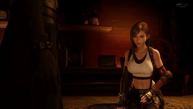 Cloud flirts with Tifa in the Bedroom - Final Fantasy 7 Rebirth смотреть онлайн