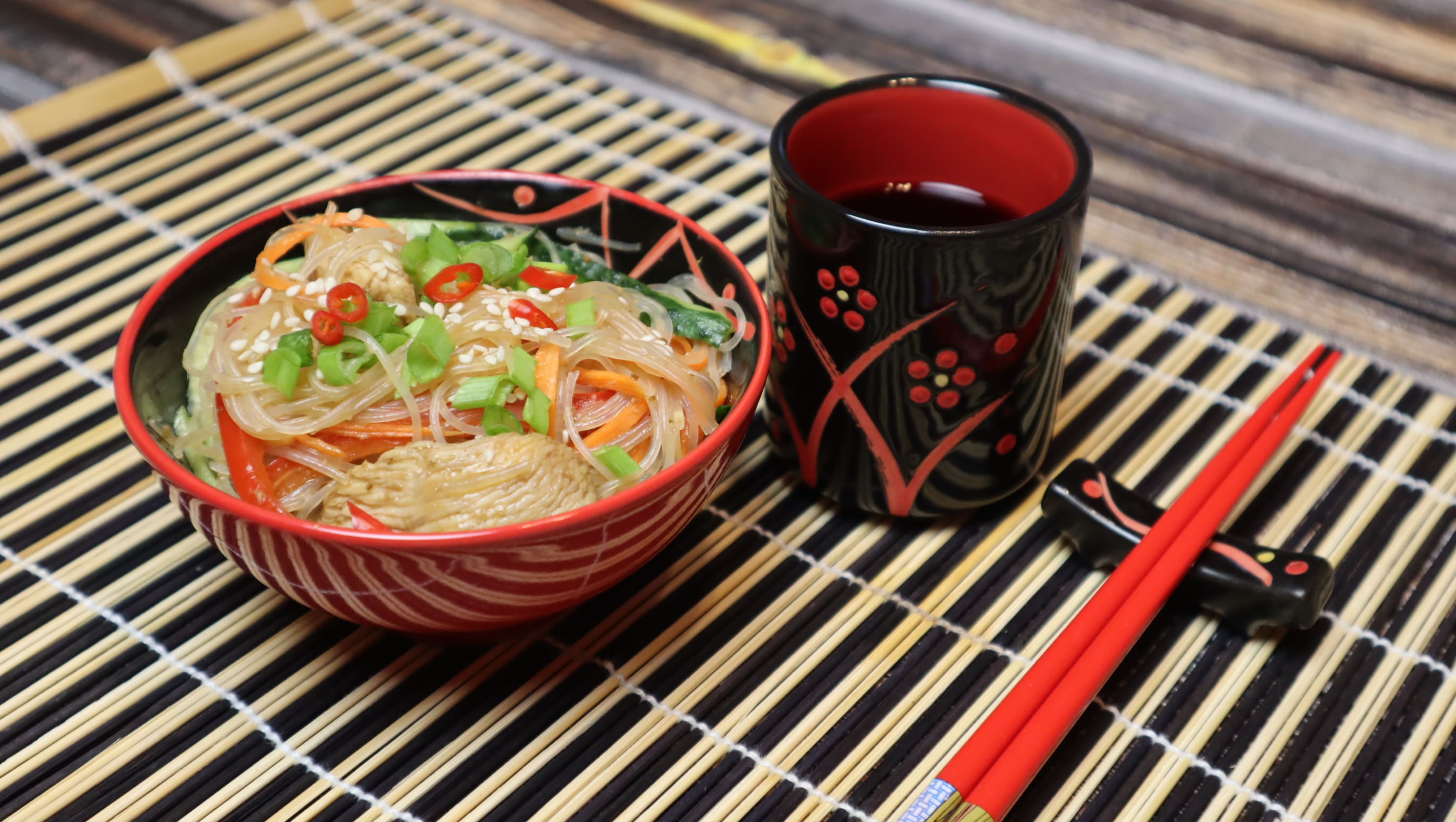 Рецепт - Фунчоза с курицей/Рецепт/Азиатская кухня смотреть онлайн