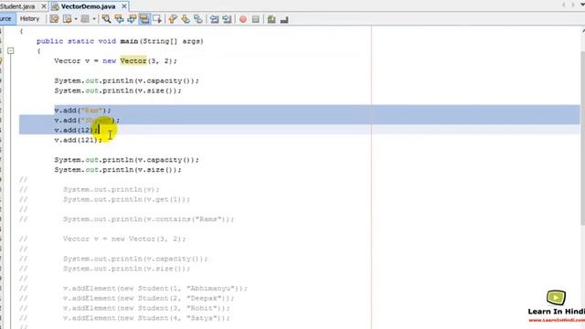 47. Vector Class in Java смотреть онлайн