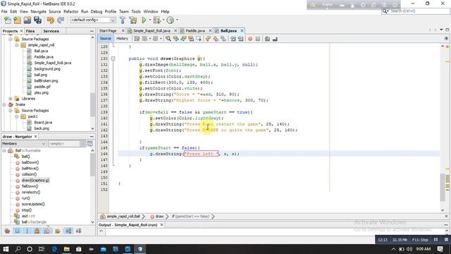 Simple Rapid Roll Game in Java (part-5) | Simple Java Game смотреть онлайн