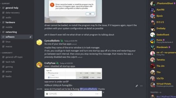 Windows Fix: Driver cannot be loaded reinstall the program may fix the issue, if it happens again..